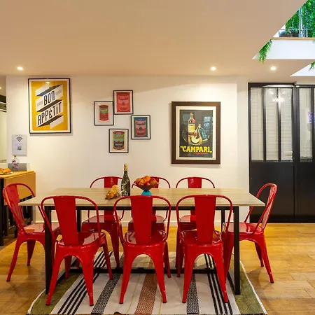 Loft Familial Au Coeur De Avec Clim, Arcade Et Baby-foot Proche Republique Et Canal St Martin Apartament