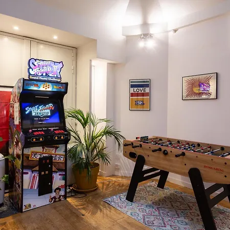 Loft Familial Au Coeur De Avec Clim, Arcade Et Baby-foot Proche Republique Et Canal St Martin Apartament Paryż