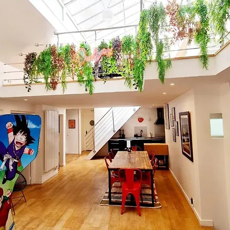 Loft Familial Au Coeur De Avec Clim, Arcade Et Baby-foot Proche Republique Et Canal St Martin Apartamento Paris